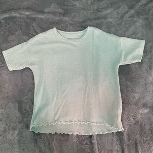 American eagle lettuce edge t-shirt